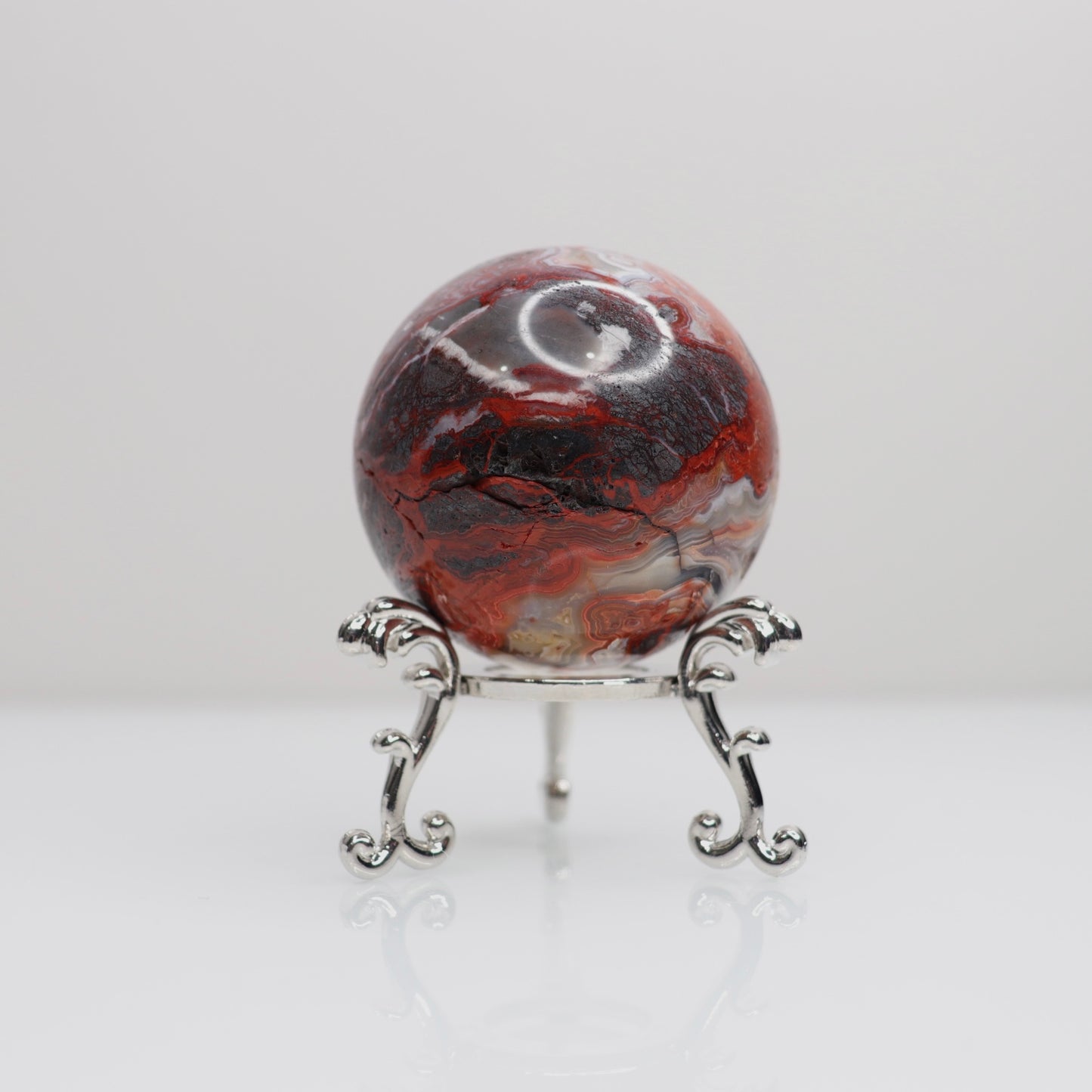 Mexican Lace Agate Sphere | 15