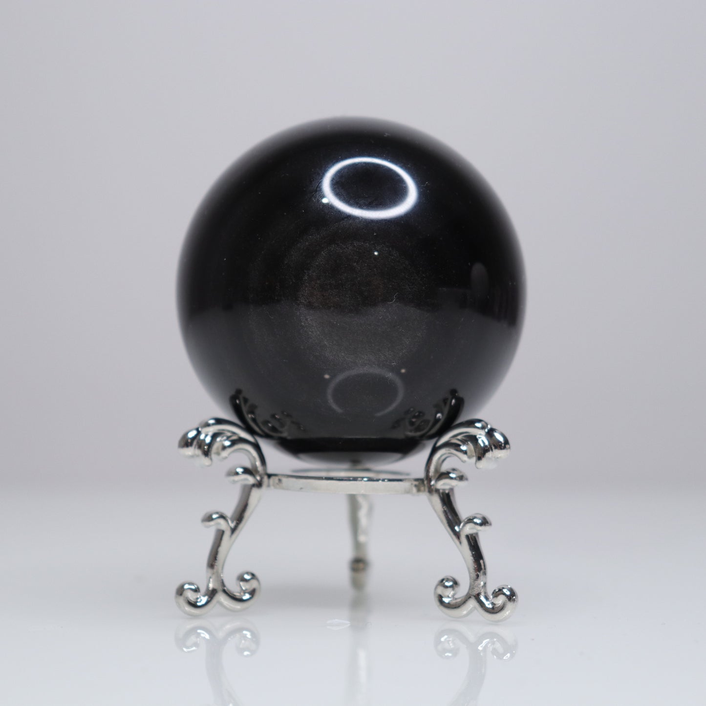 Silver Sheen Obsidian Sphere | 2