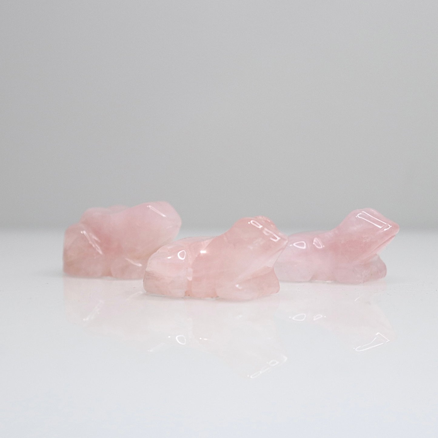 Rose Quartz Frogs | 1.5”
