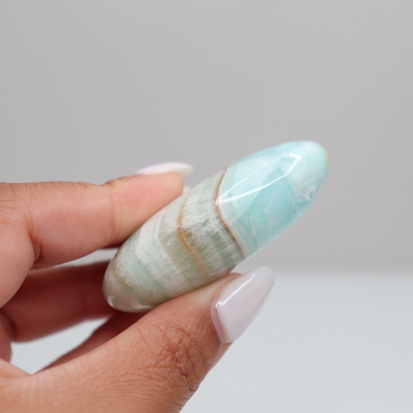 Caribbean Calcite Palm Stone | A