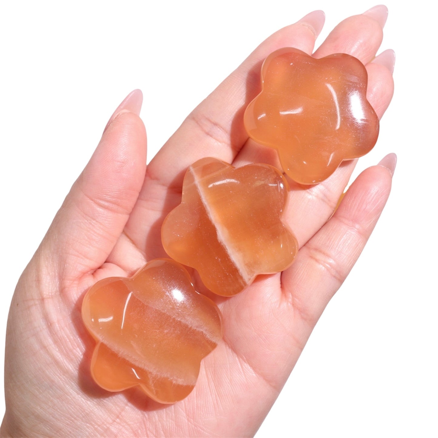 Honey Calcite Flowers