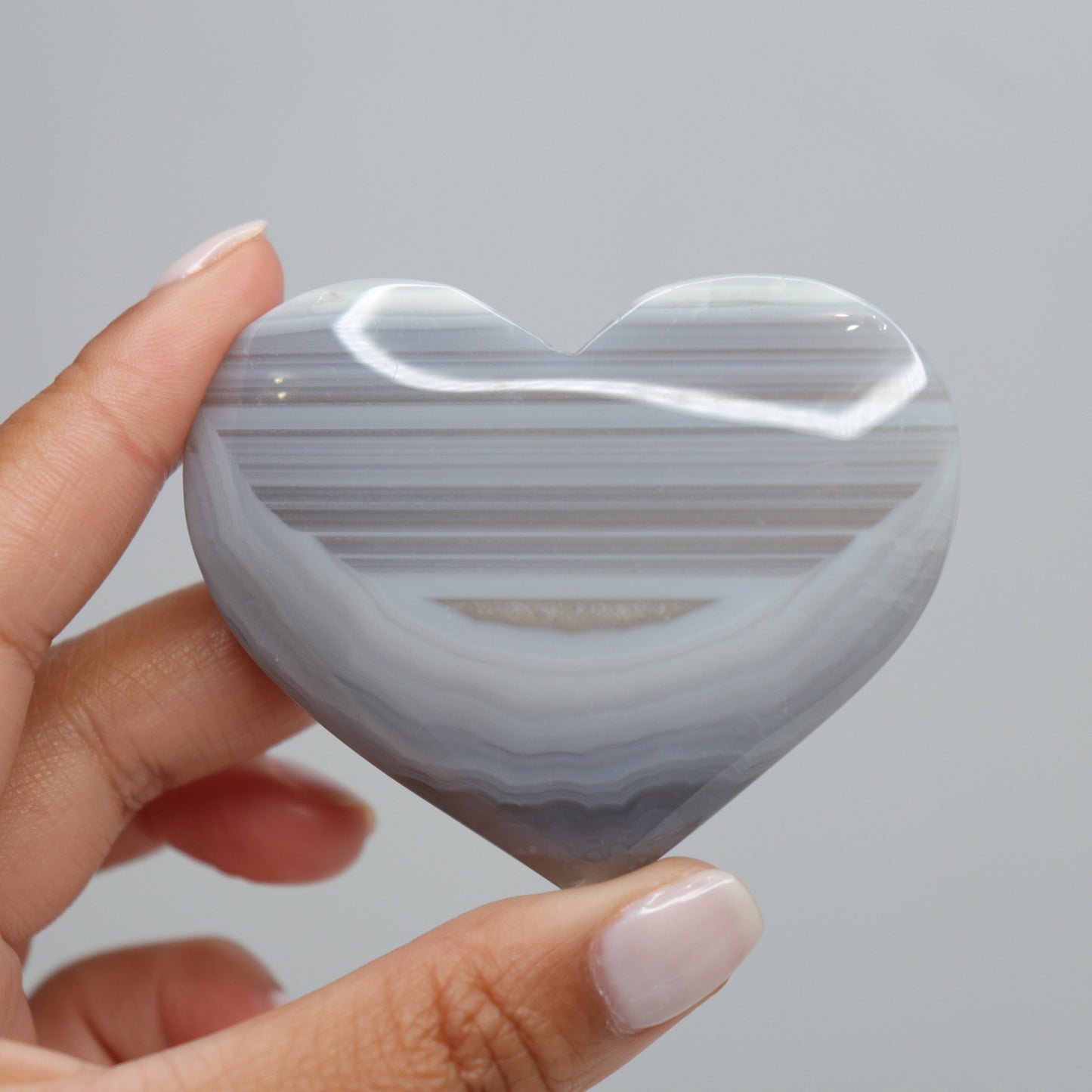 Banded Agate Heart | 7