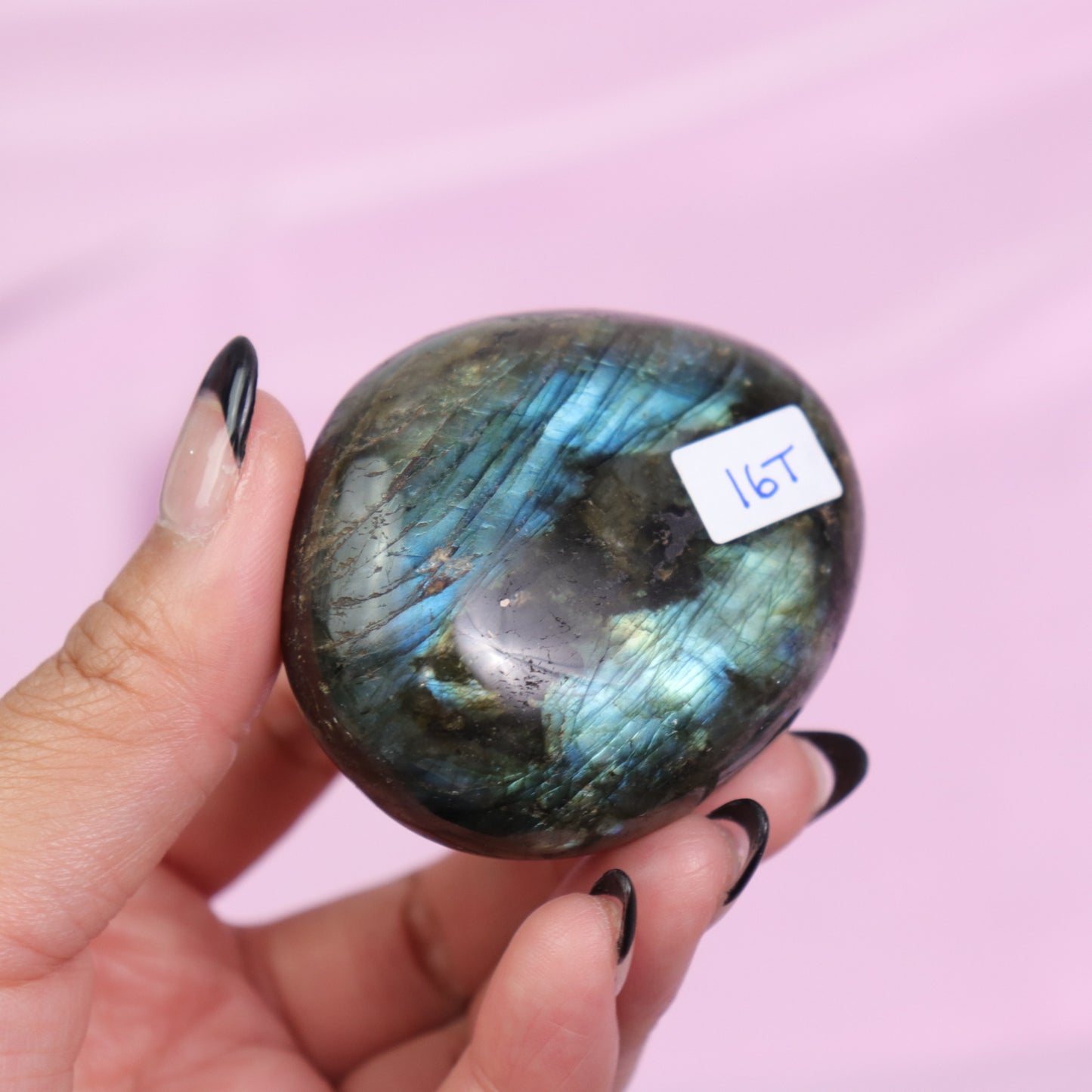 Labradorite Palm Stone | 15