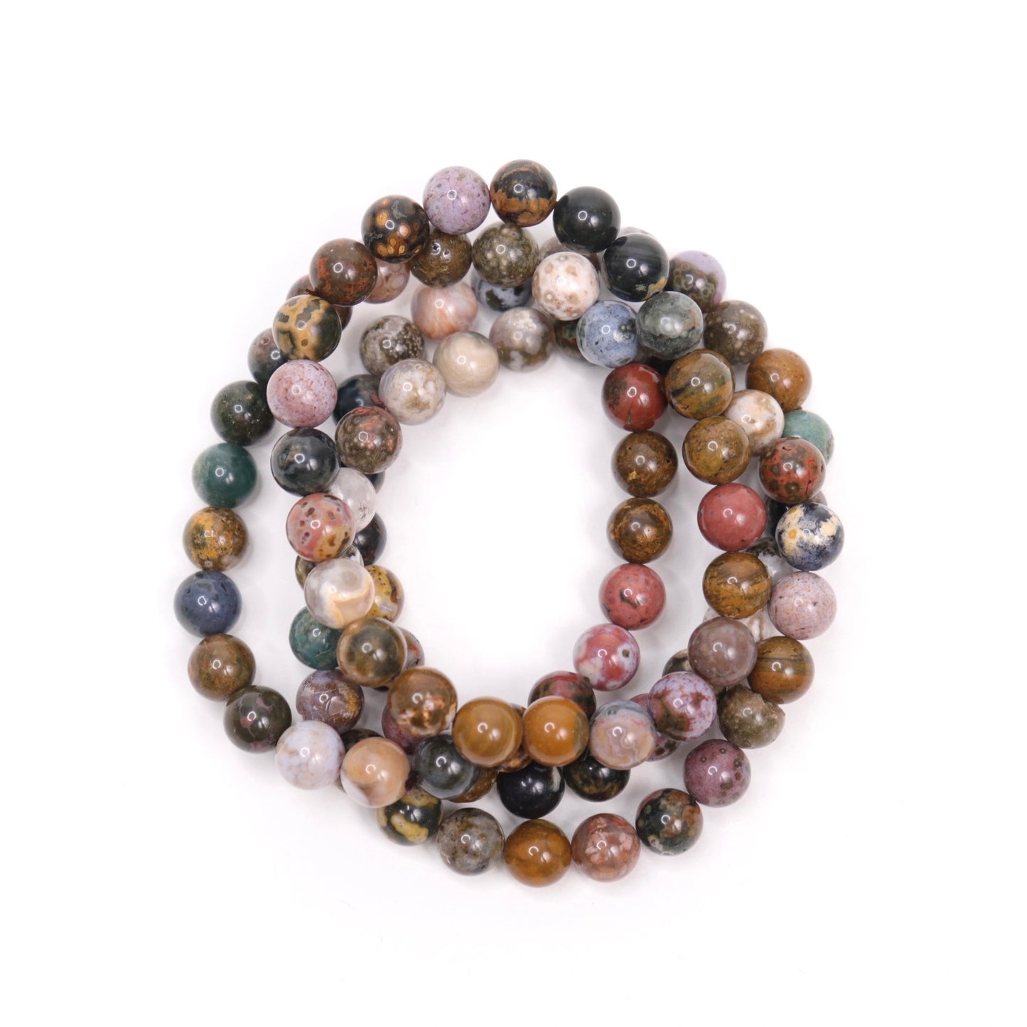 Ocean Jasper Bracelets (Orbicular) | 8mm