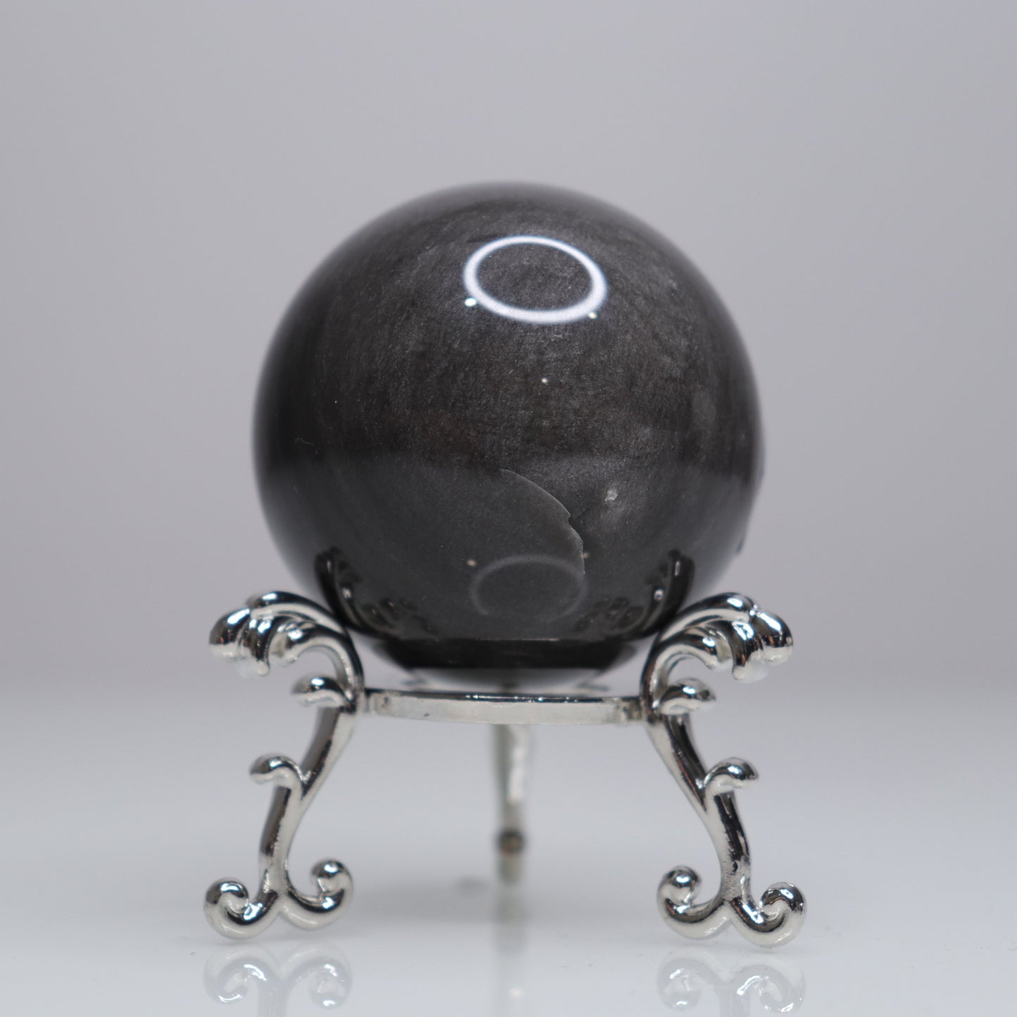 Silver Sheen Obsidian Sphere | 4