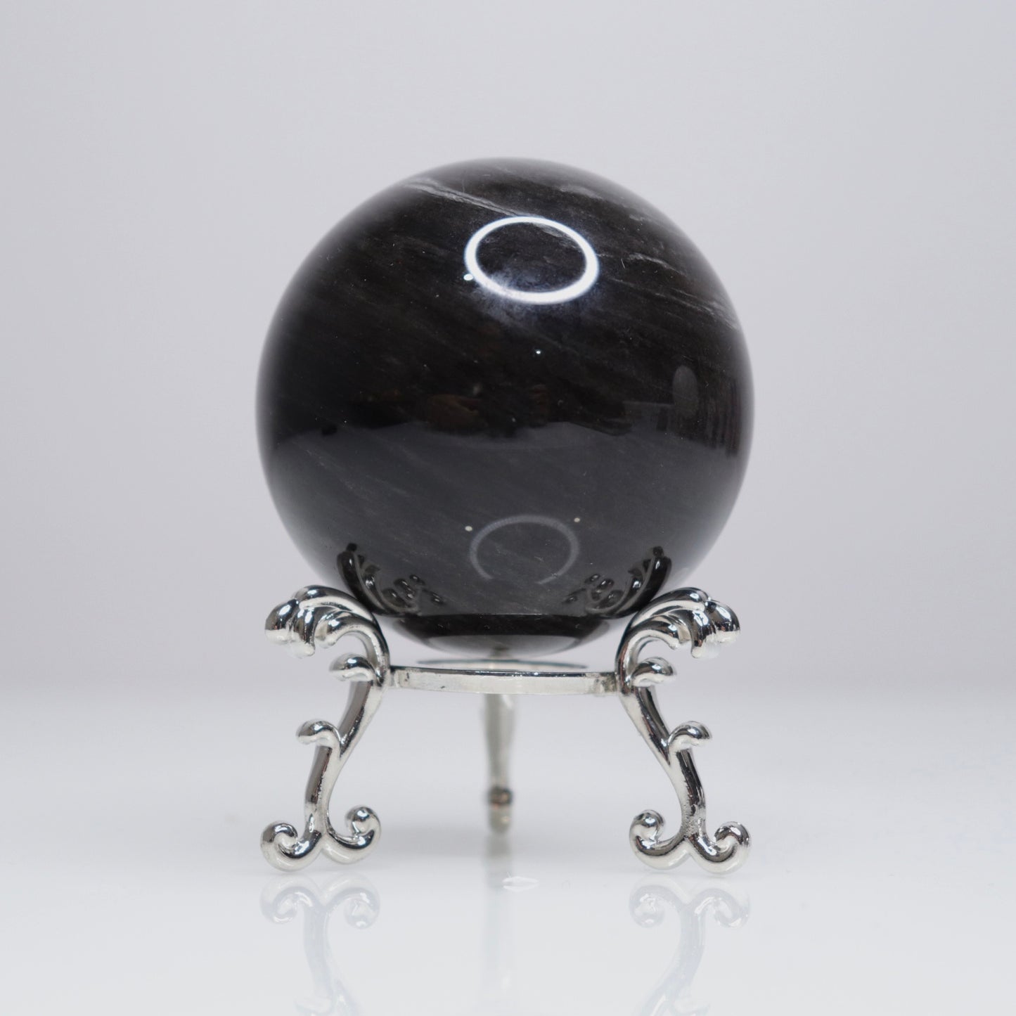 Silver Sheen Obsidian Sphere | 1