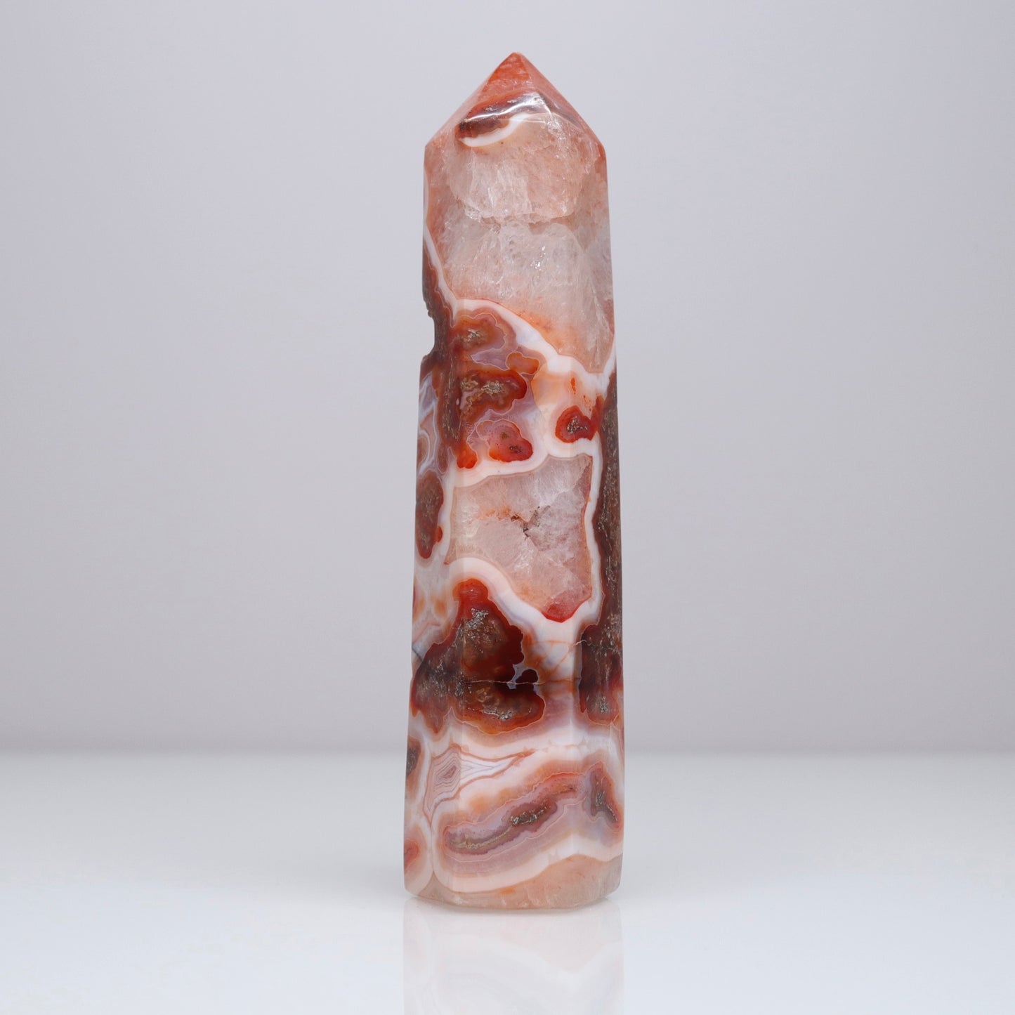 Carnelian X Moss Agate Tower | 1*