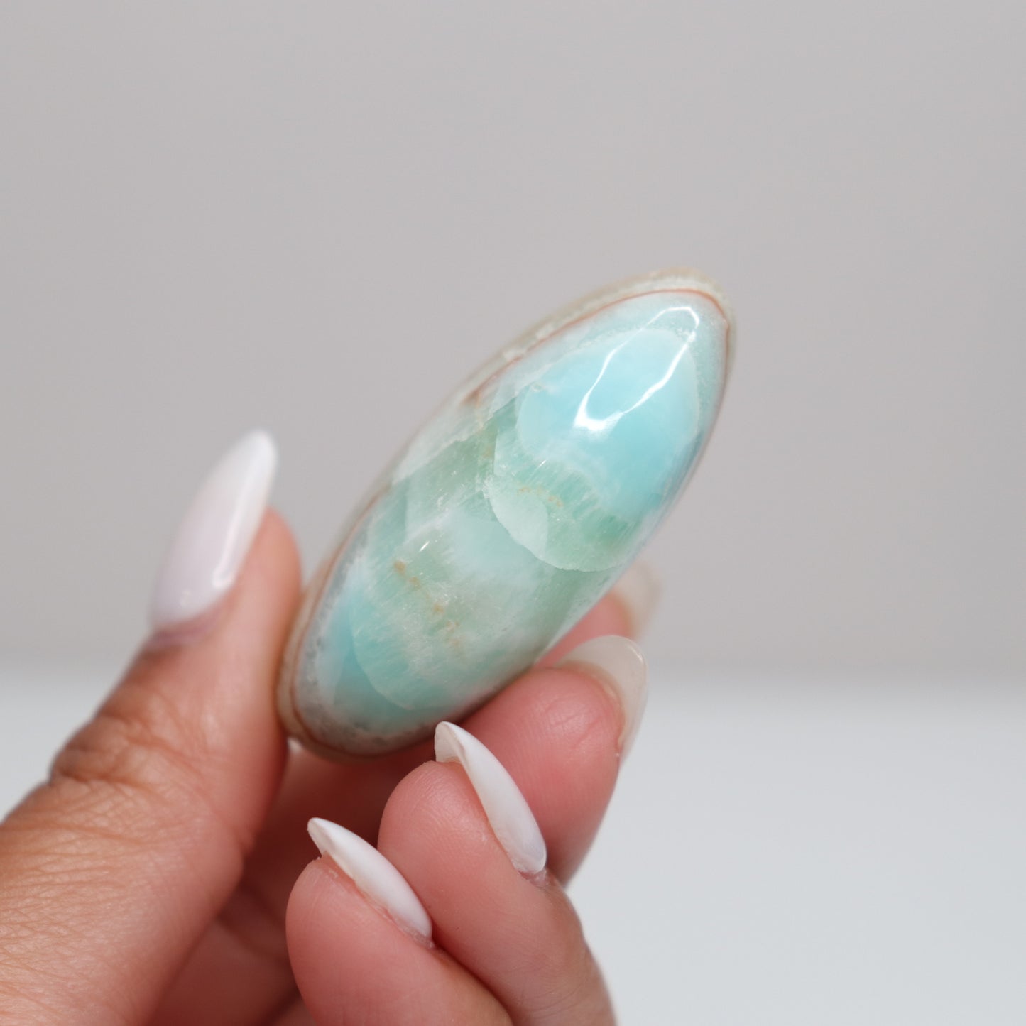 Caribbean Calcite Palm Stone | L