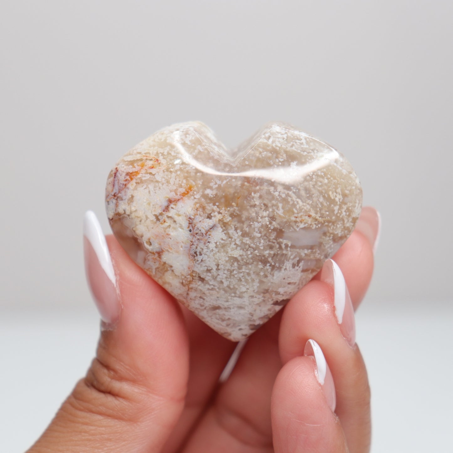 Moss Agate Heart | D