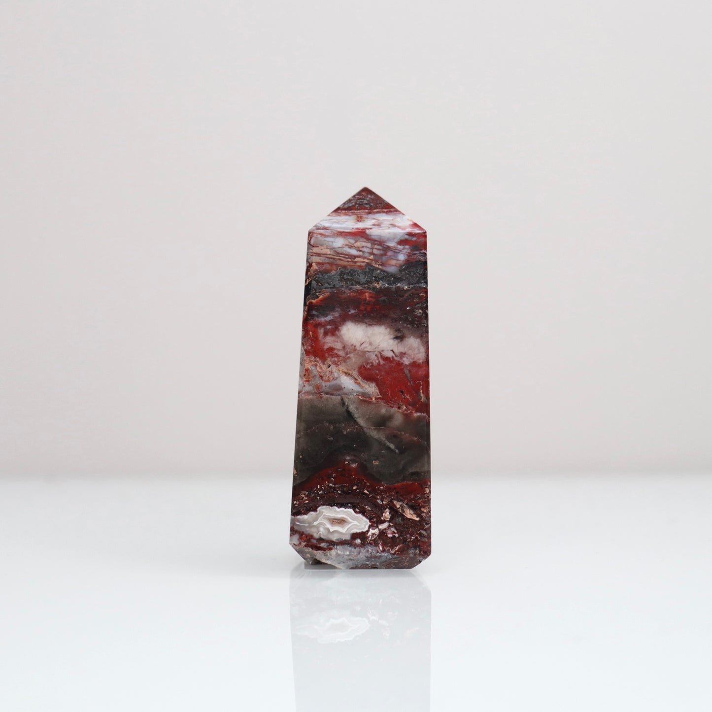 Mexican Lace Agate Tower 112