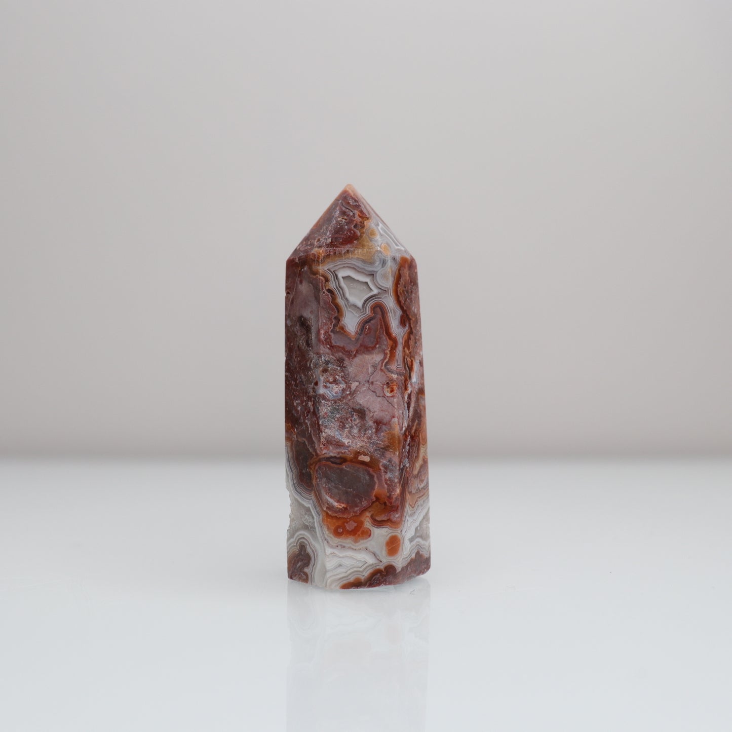 Crazy Lace Agate Tower 11*