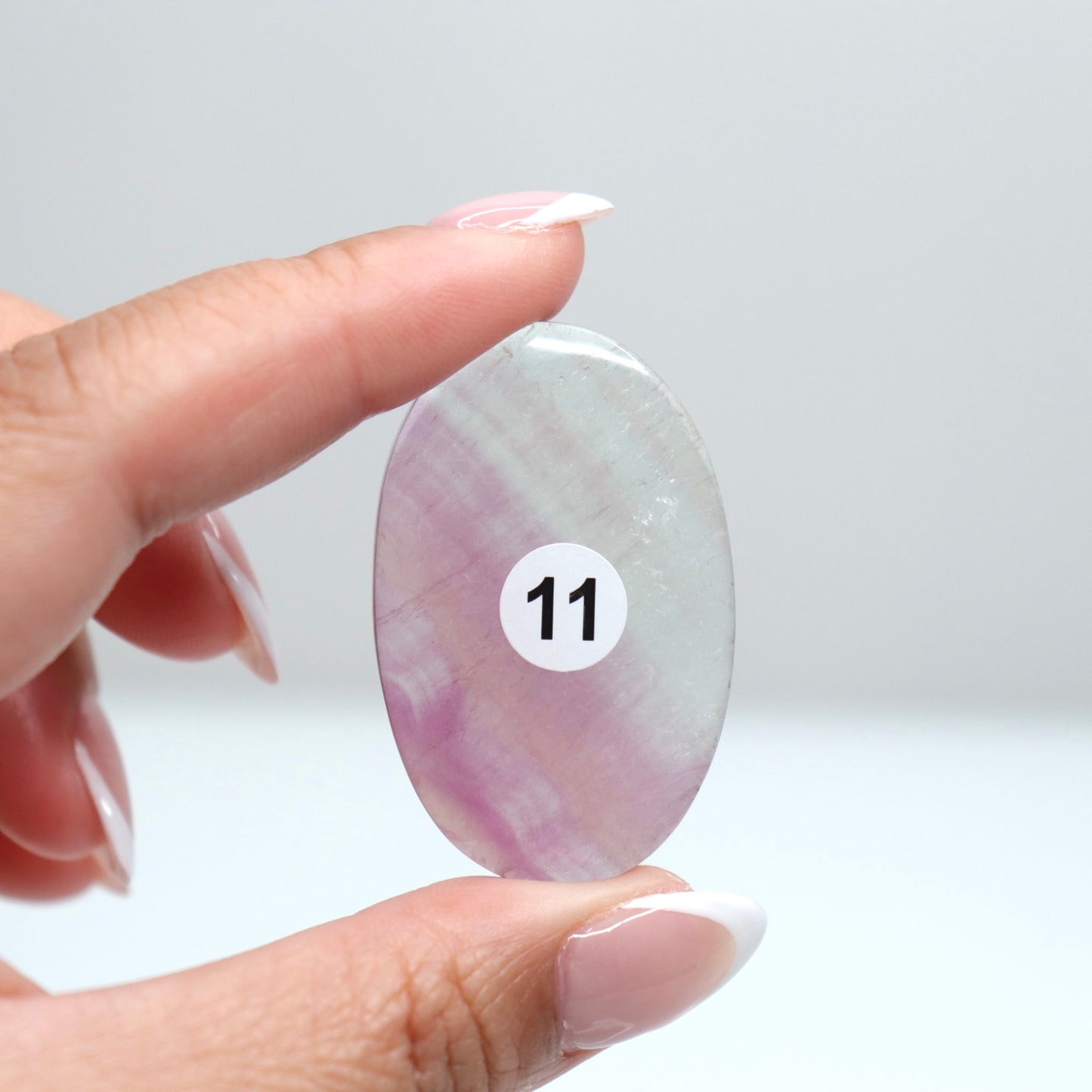 Fluorite Palm Stone | 11