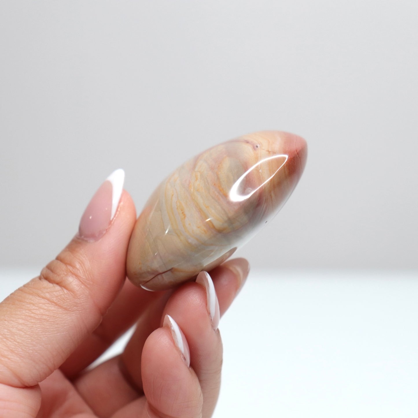 Polychrome Jasper Palm Stone | 10