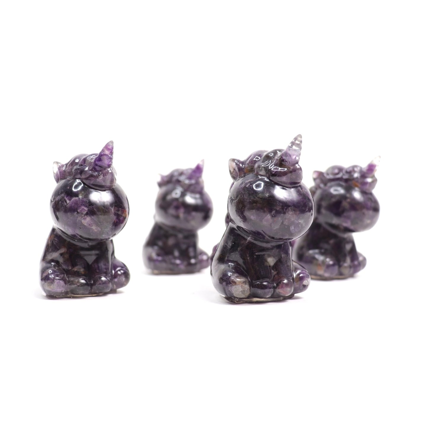 Amethyst Resin Unicorns