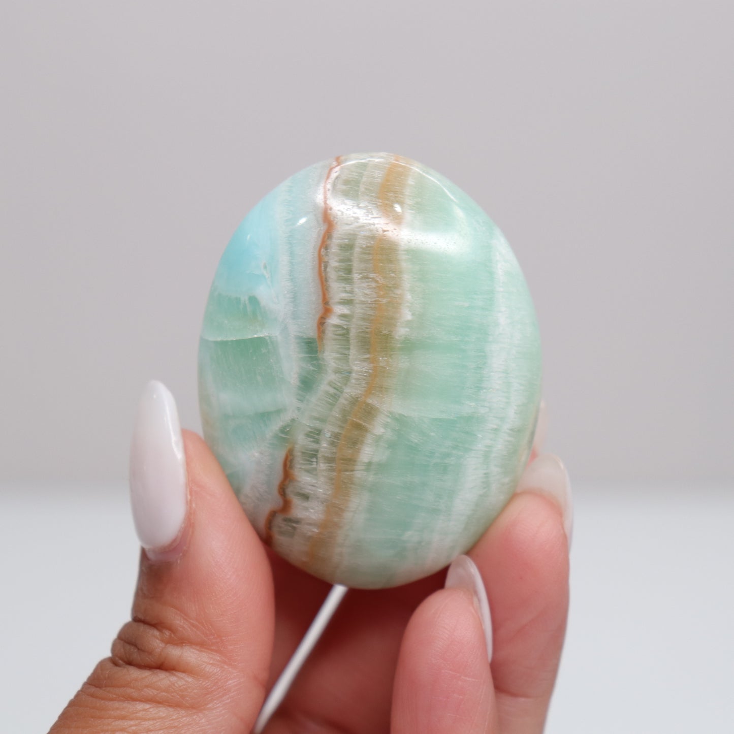 Caribbean Calcite Palm Stone | L