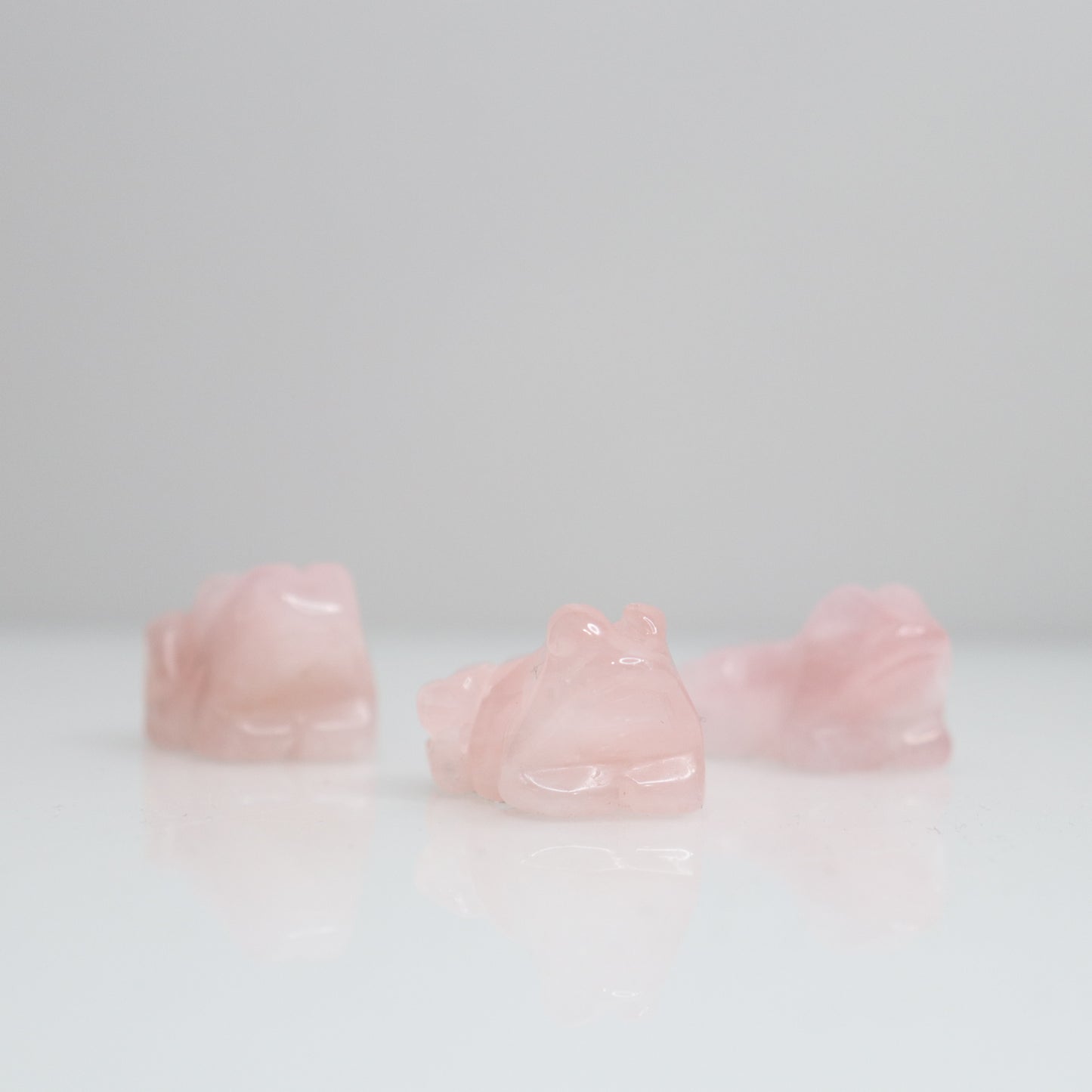 Rose Quartz Frogs | 1.5”
