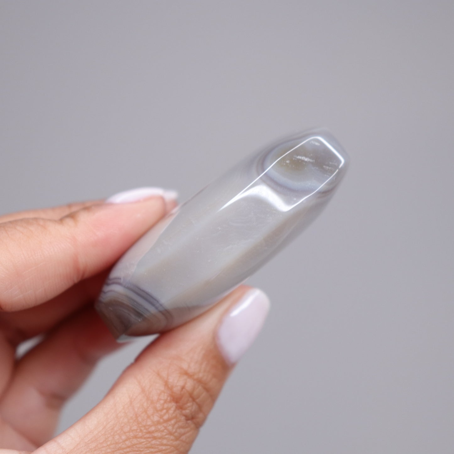 Banded Agate Palm Stone | 5