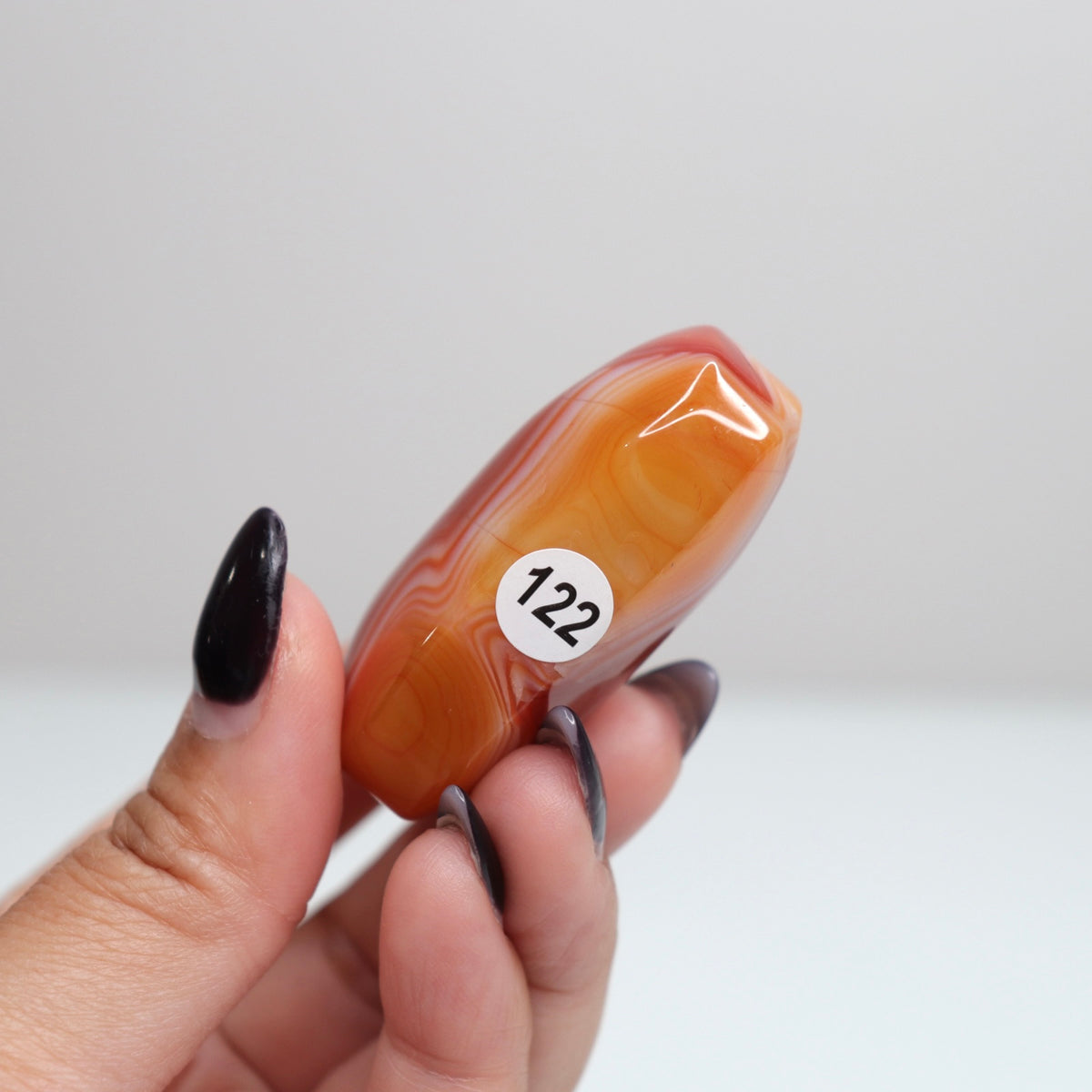 Carnelian Palm Stone | 122