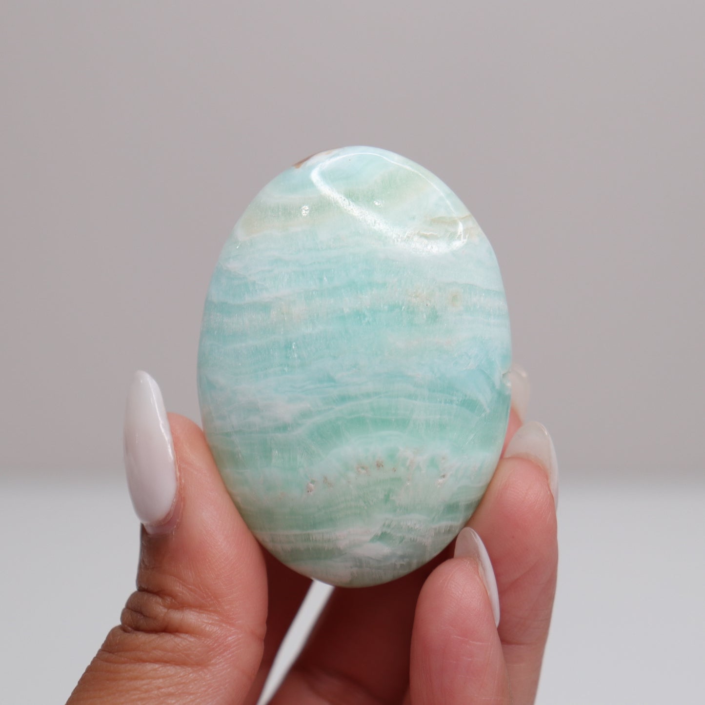 Caribbean Calcite Palm Stone | H