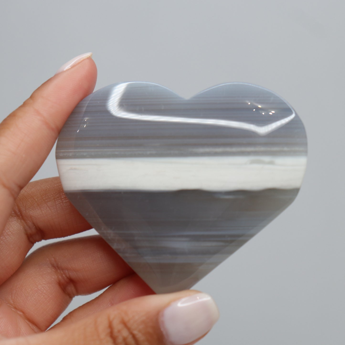 Banded Agate Heart | 4