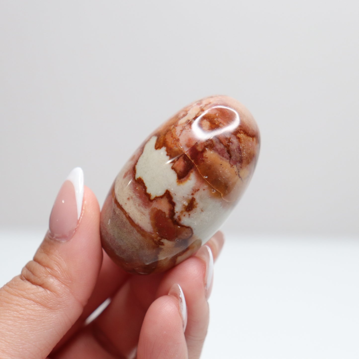Polychrome Jasper Palm Stone | 7