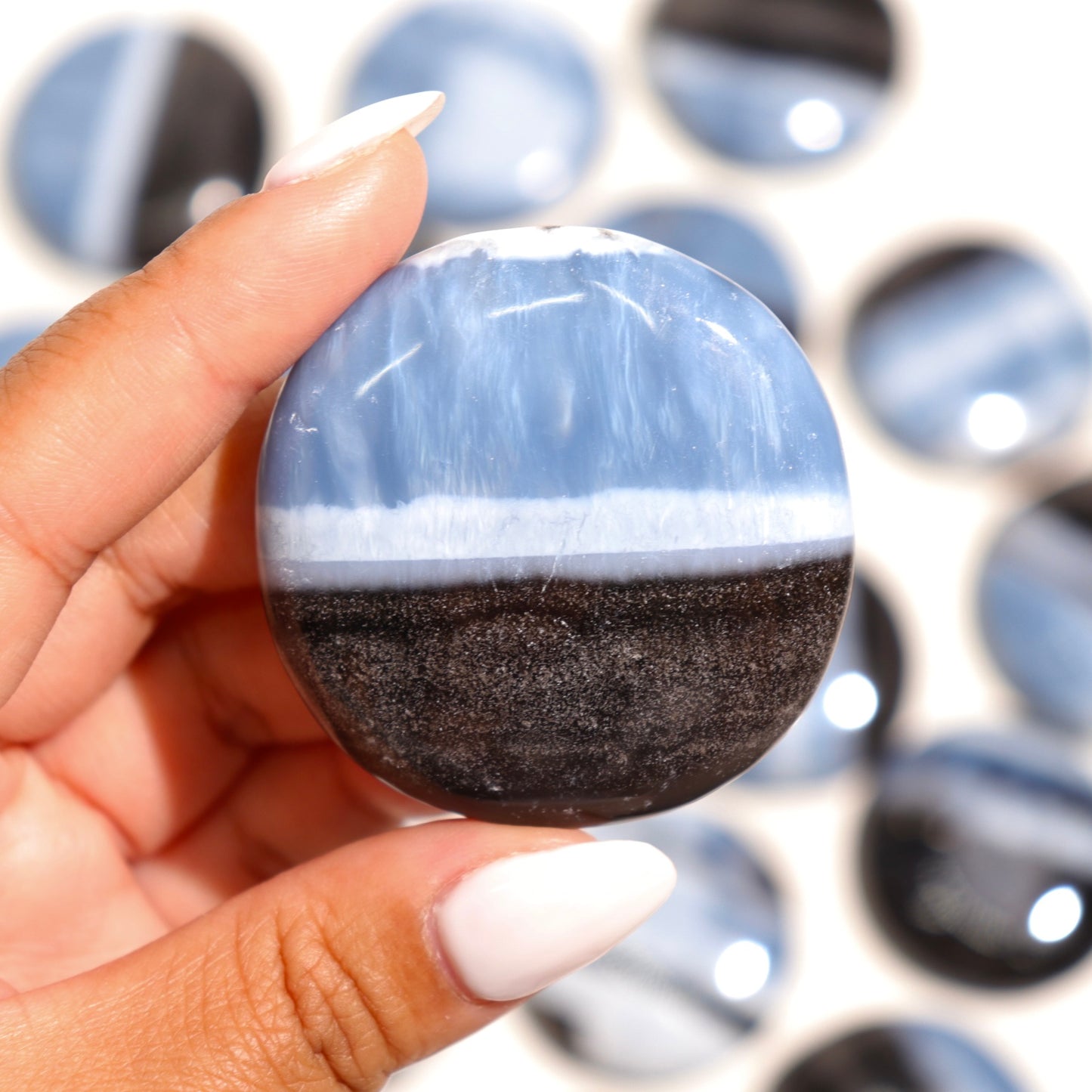 Owyhee Blue Opal Flat Stones