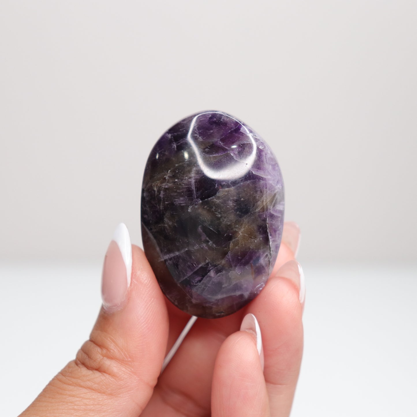 Dream Amethyst Palm Stone B