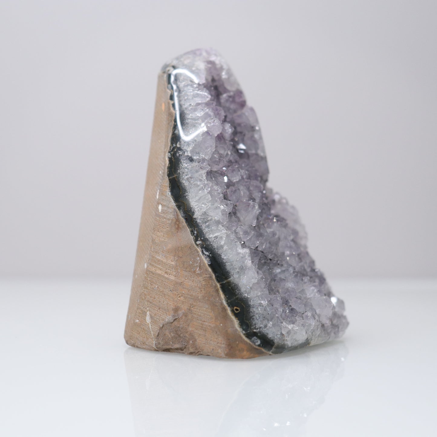 Amethyst Cutbase w/ Stalactites| 5