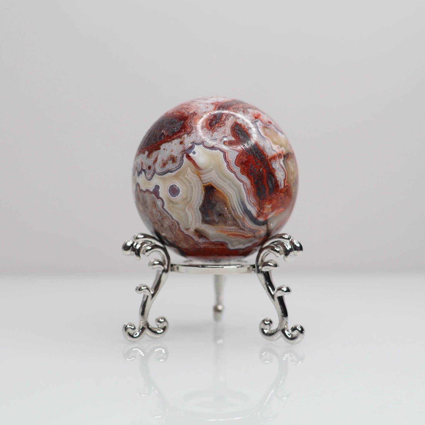 Mexican Lace Agate Sphere | 15