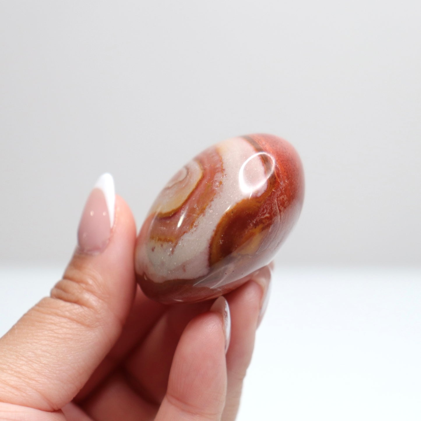 Polychrome Jasper Palm Stone | 14