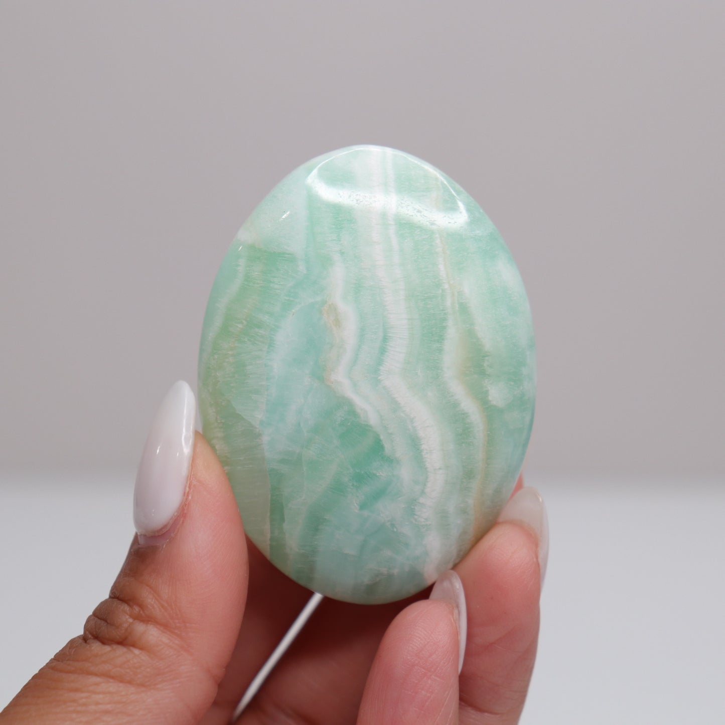 Caribbean Calcite Palm Stone | E