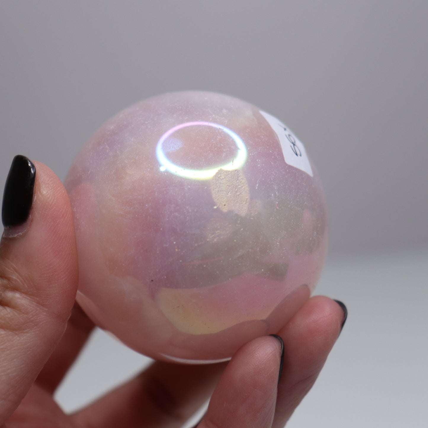 Aura Rose Quartz Sphere | 2