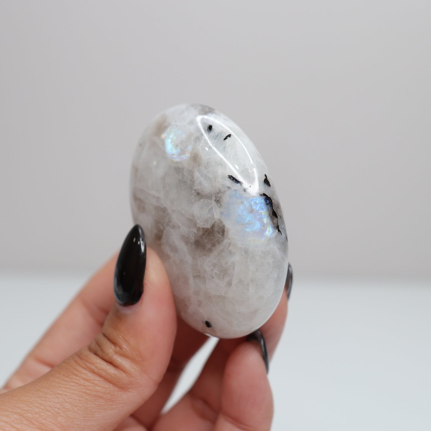 Rainbow Moonstone Palm Stone 59