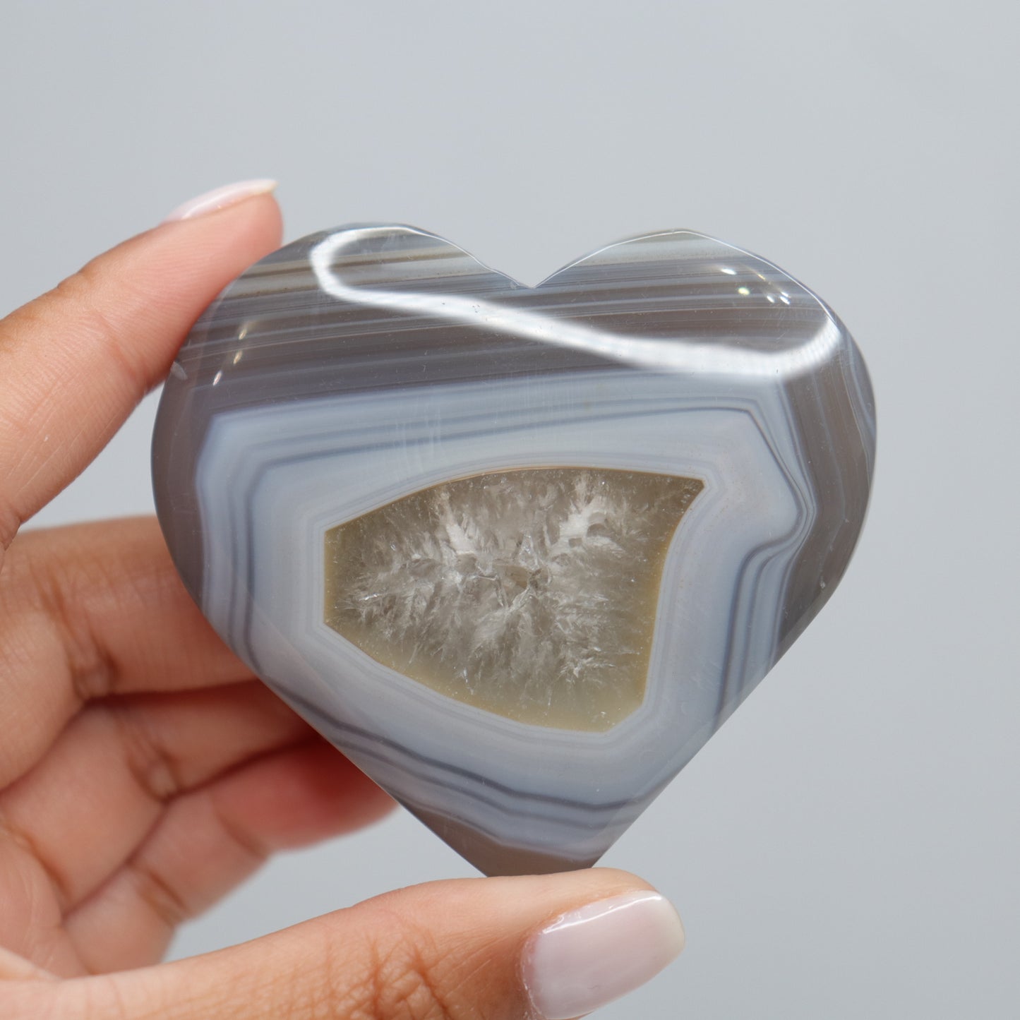 Banded Agate Heart | 5