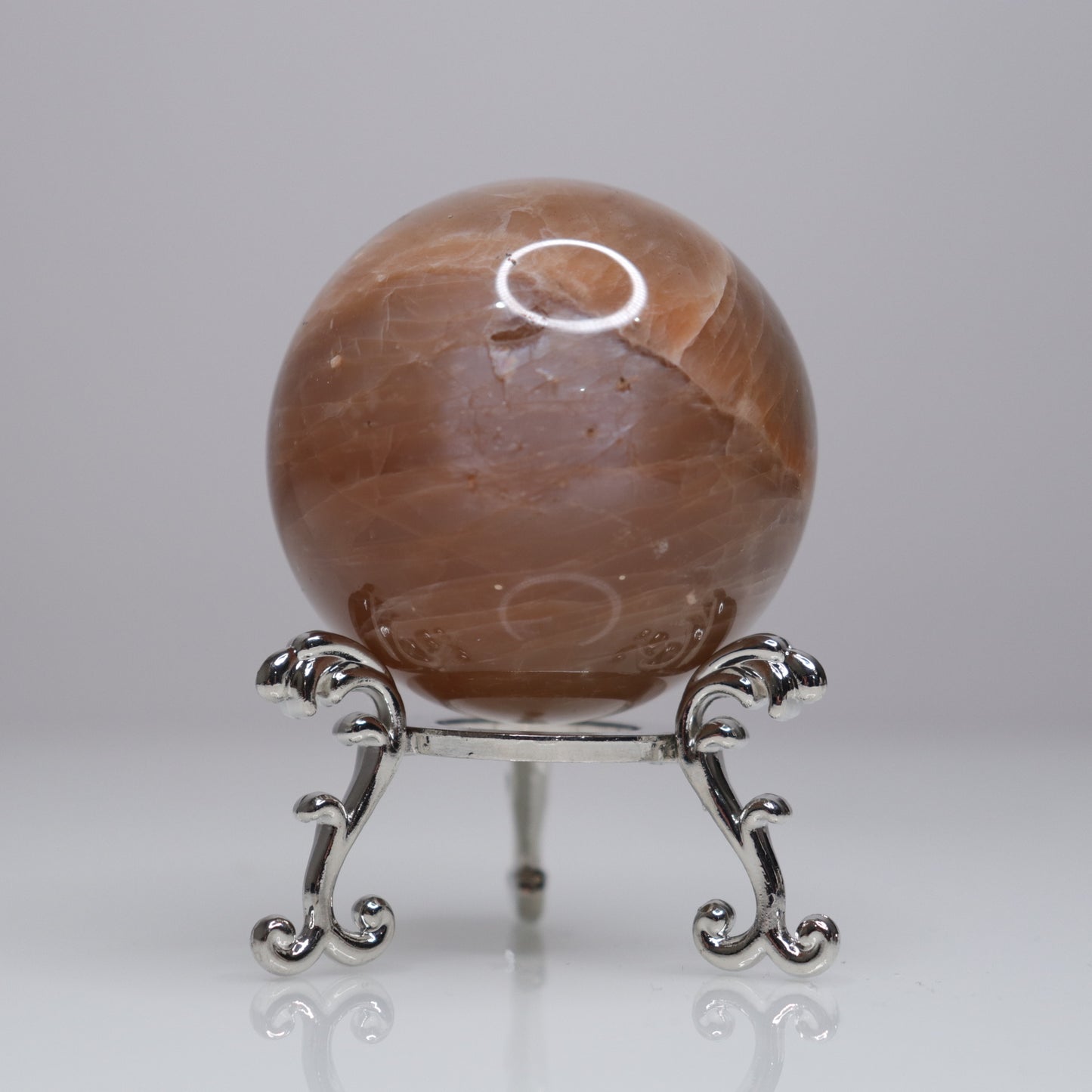 Peach Moonstone Sphere | 3