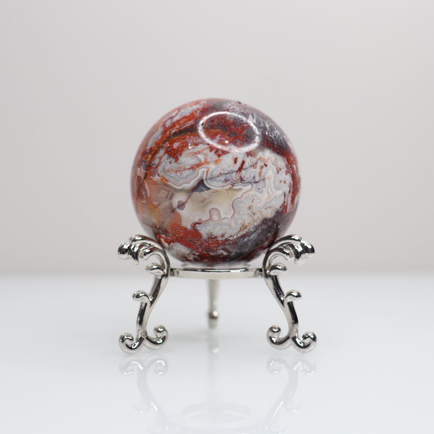 Mexican Lace Agate Sphere | 6