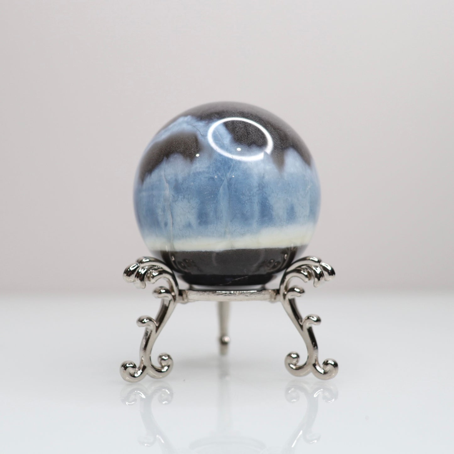 Blue Opal Sphere 8