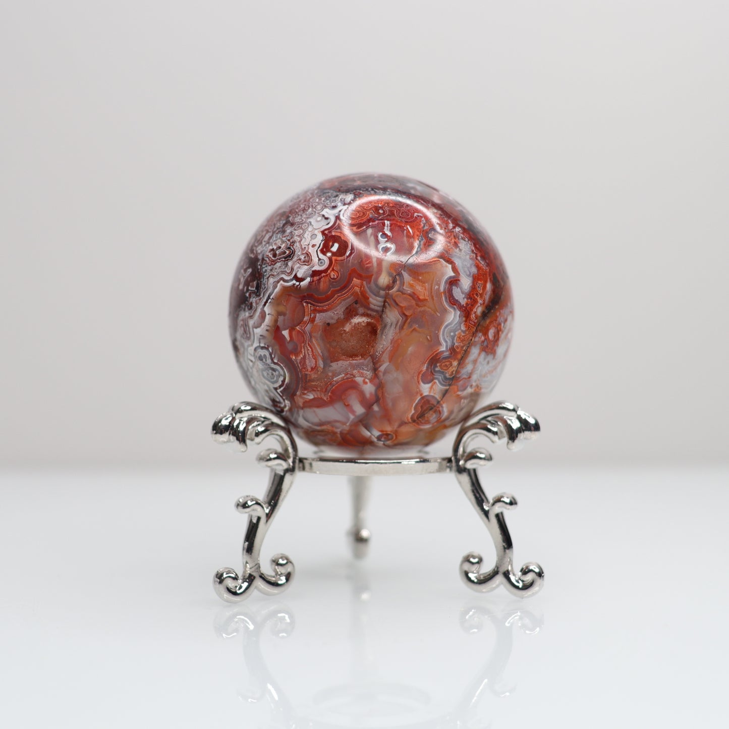 Mexican Lace Agate Sphere | 6