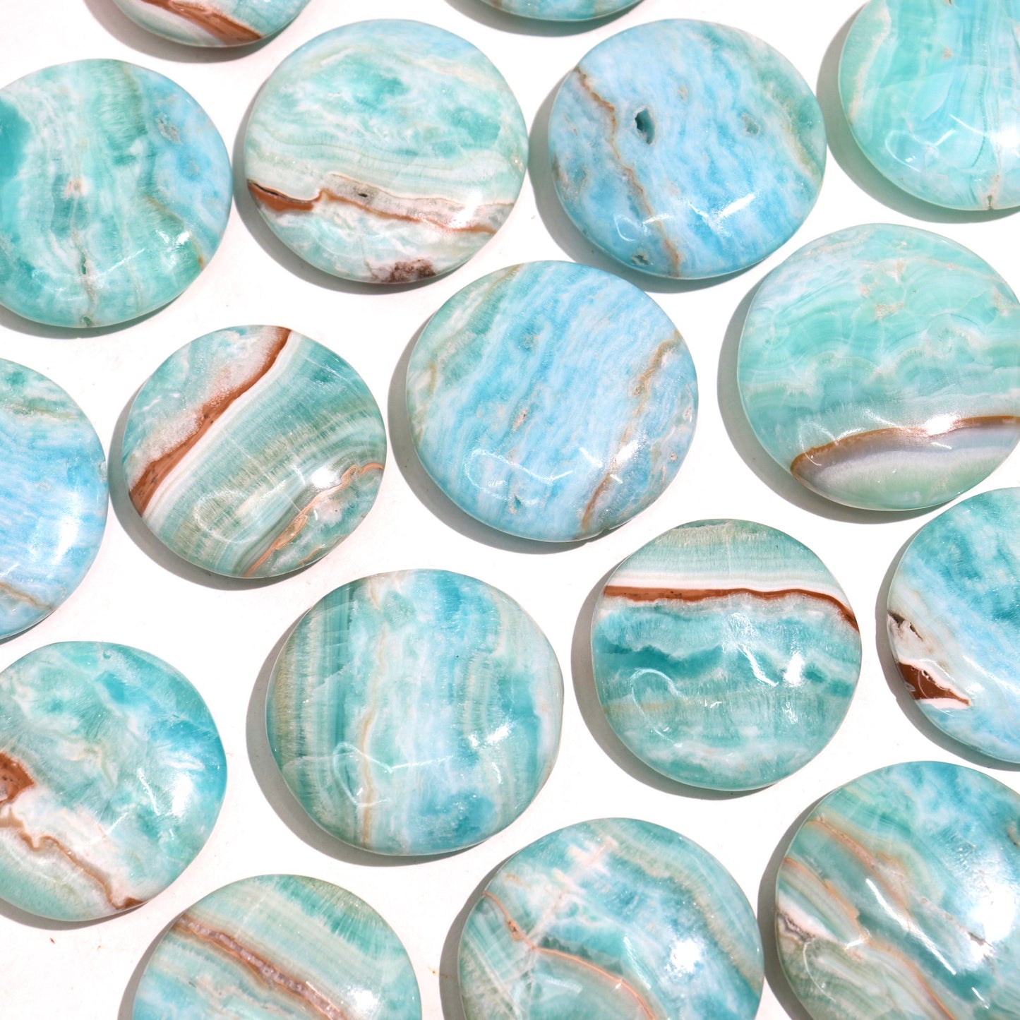 Aragonite Flat Stones