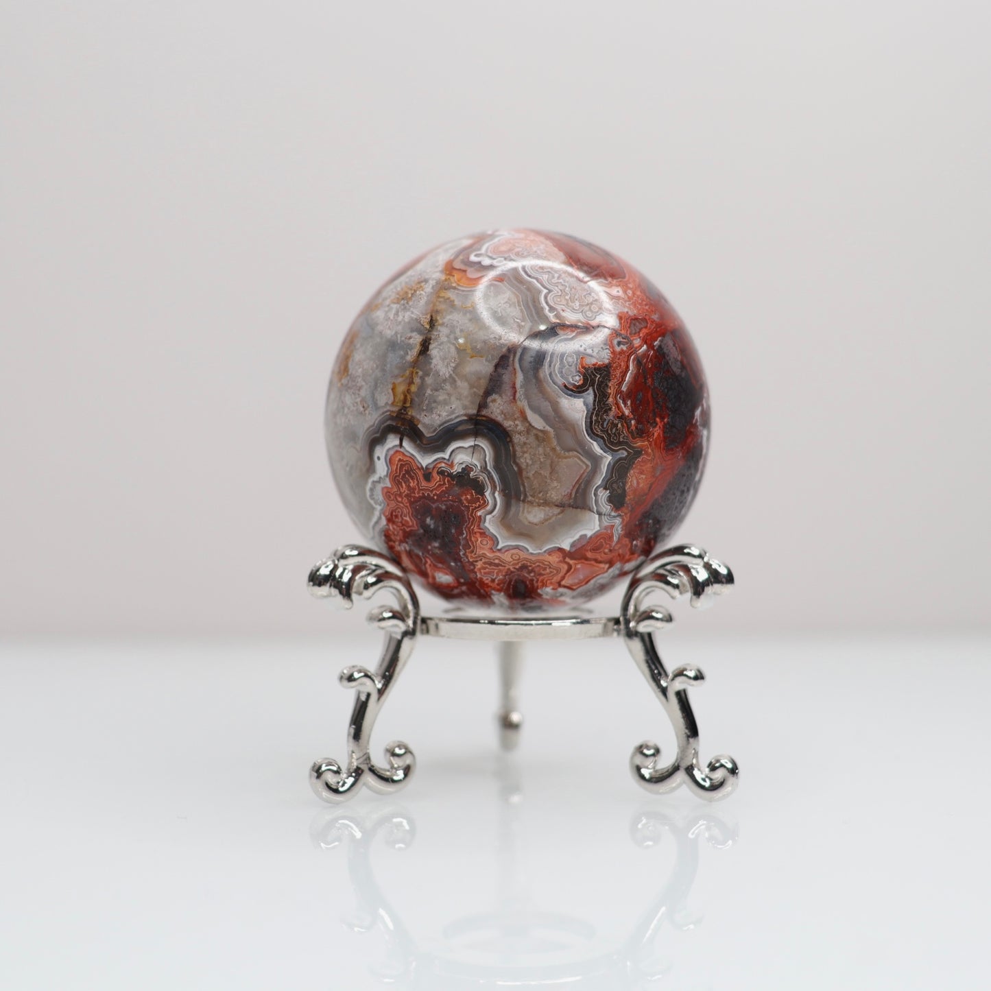 Mexican Lace Agate Sphere | 14