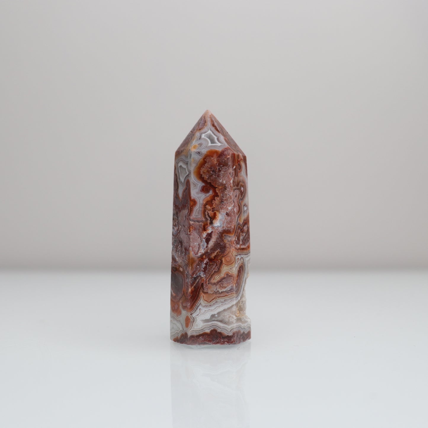Crazy Lace Agate Tower 11*