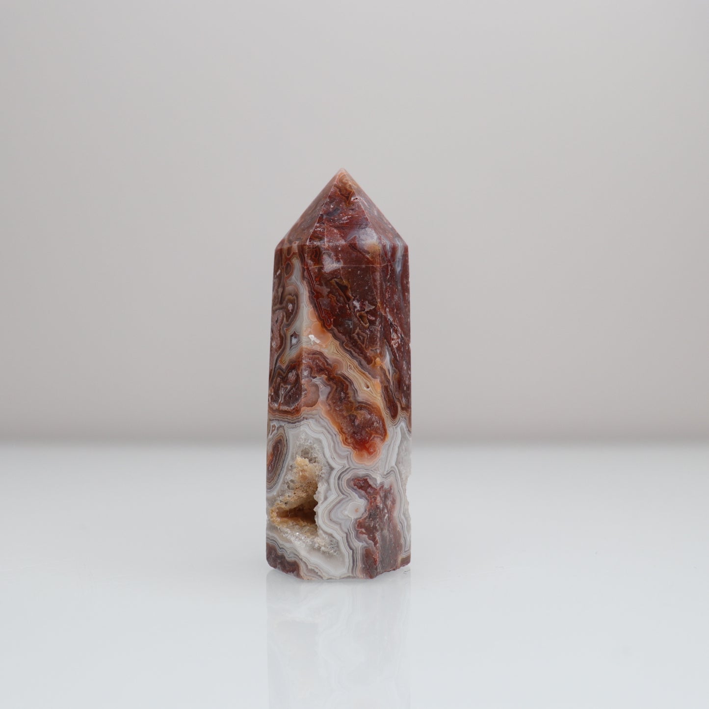 Crazy Lace Agate Tower 11*