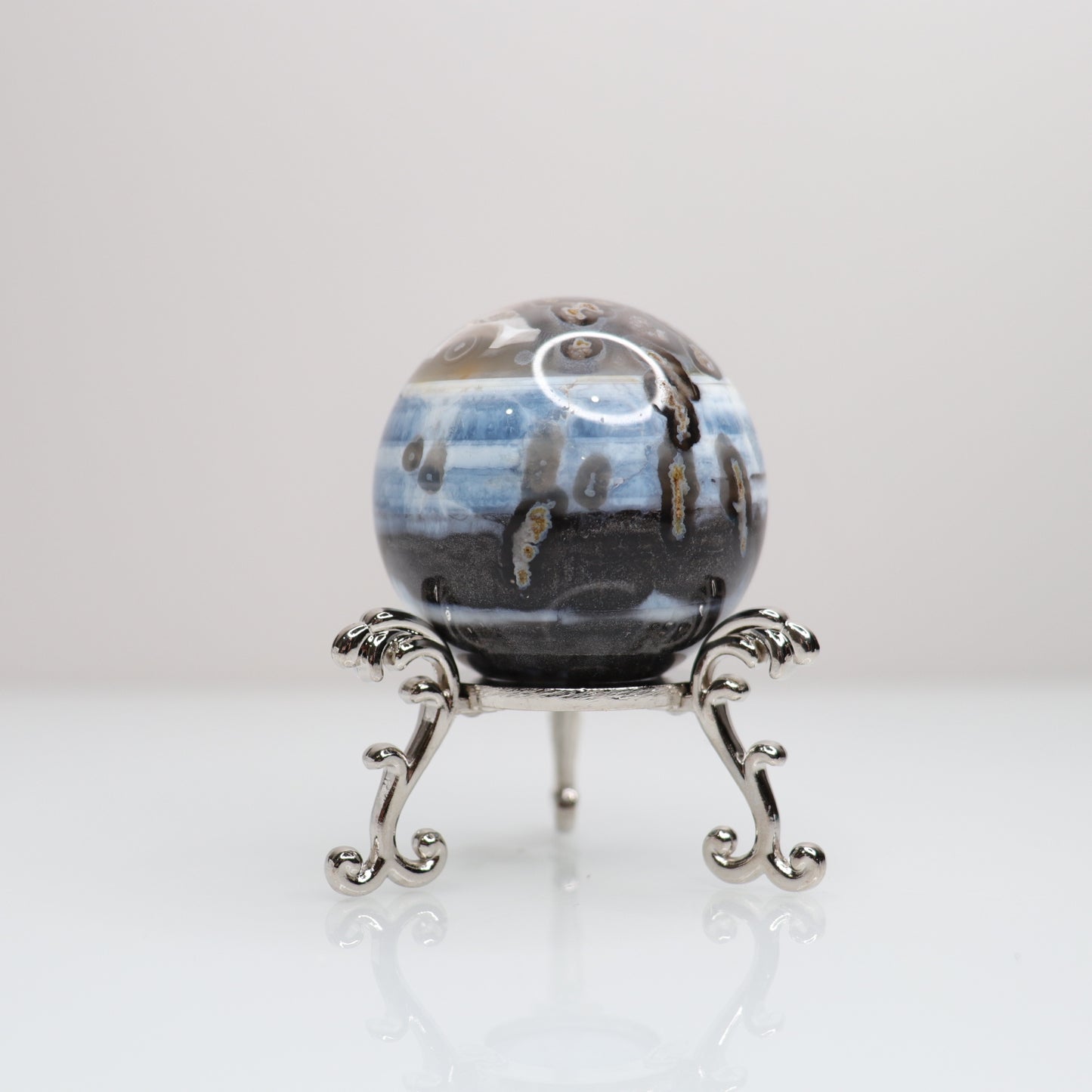Blue Opal Sphere 2