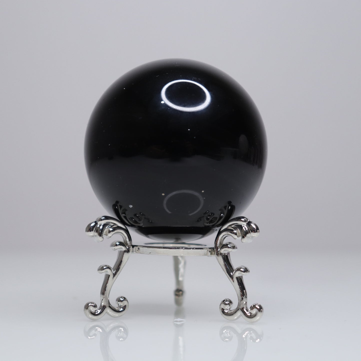 Silver Sheen Obsidian Sphere | 2