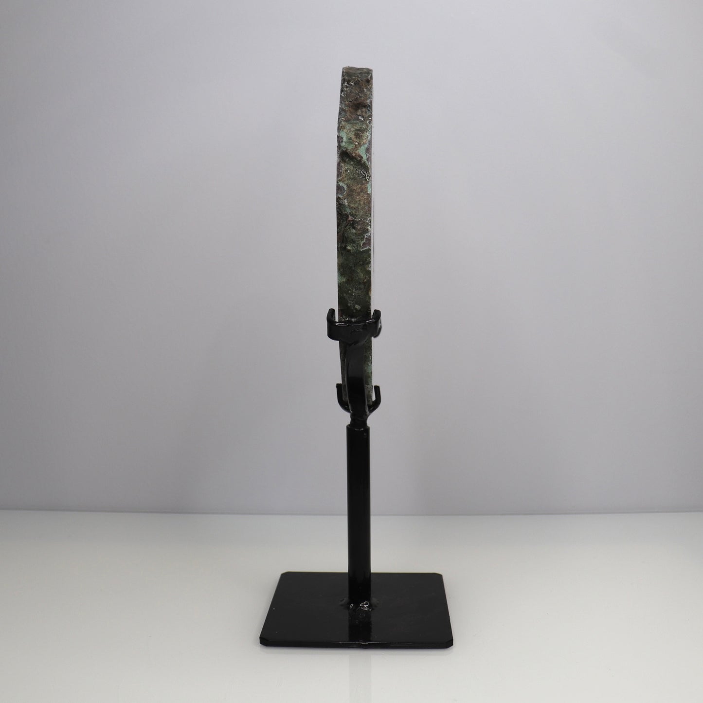 Amethyst Portal w/Green Quartz | Spinning stand