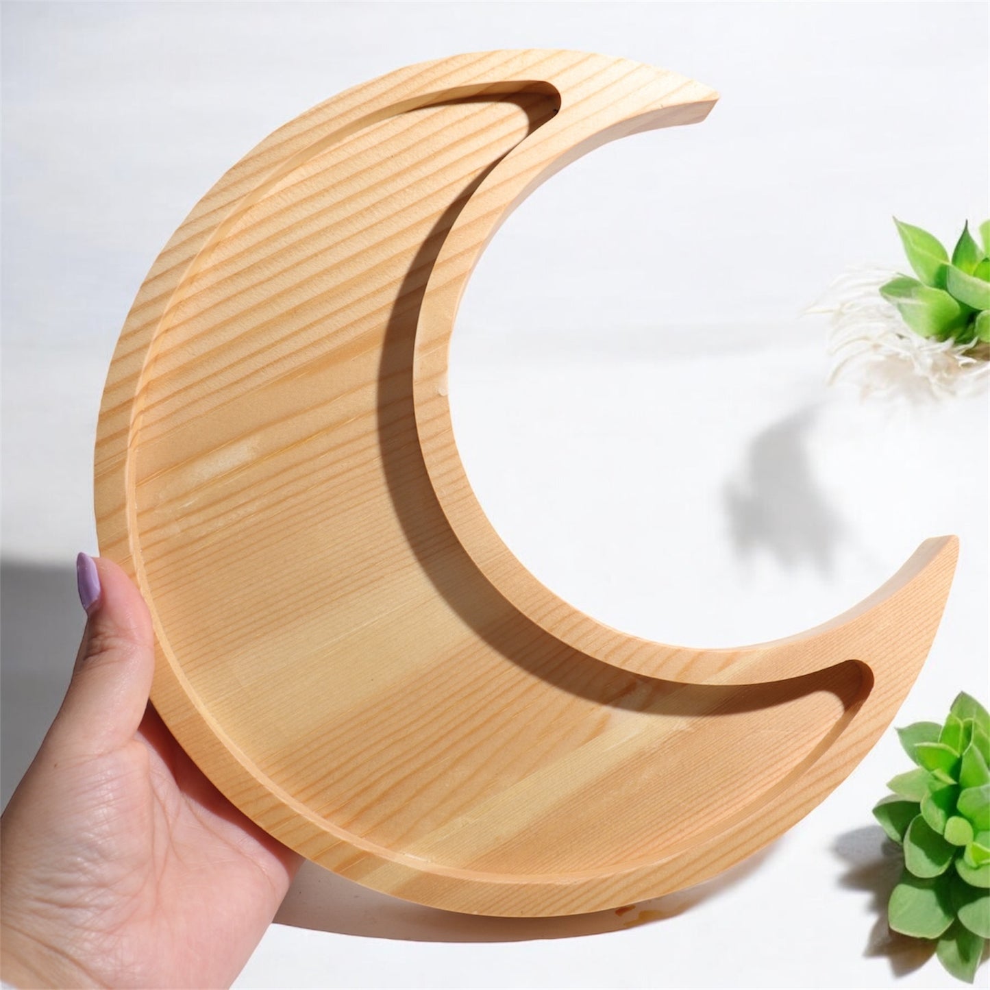 Wooden Moon Bowls