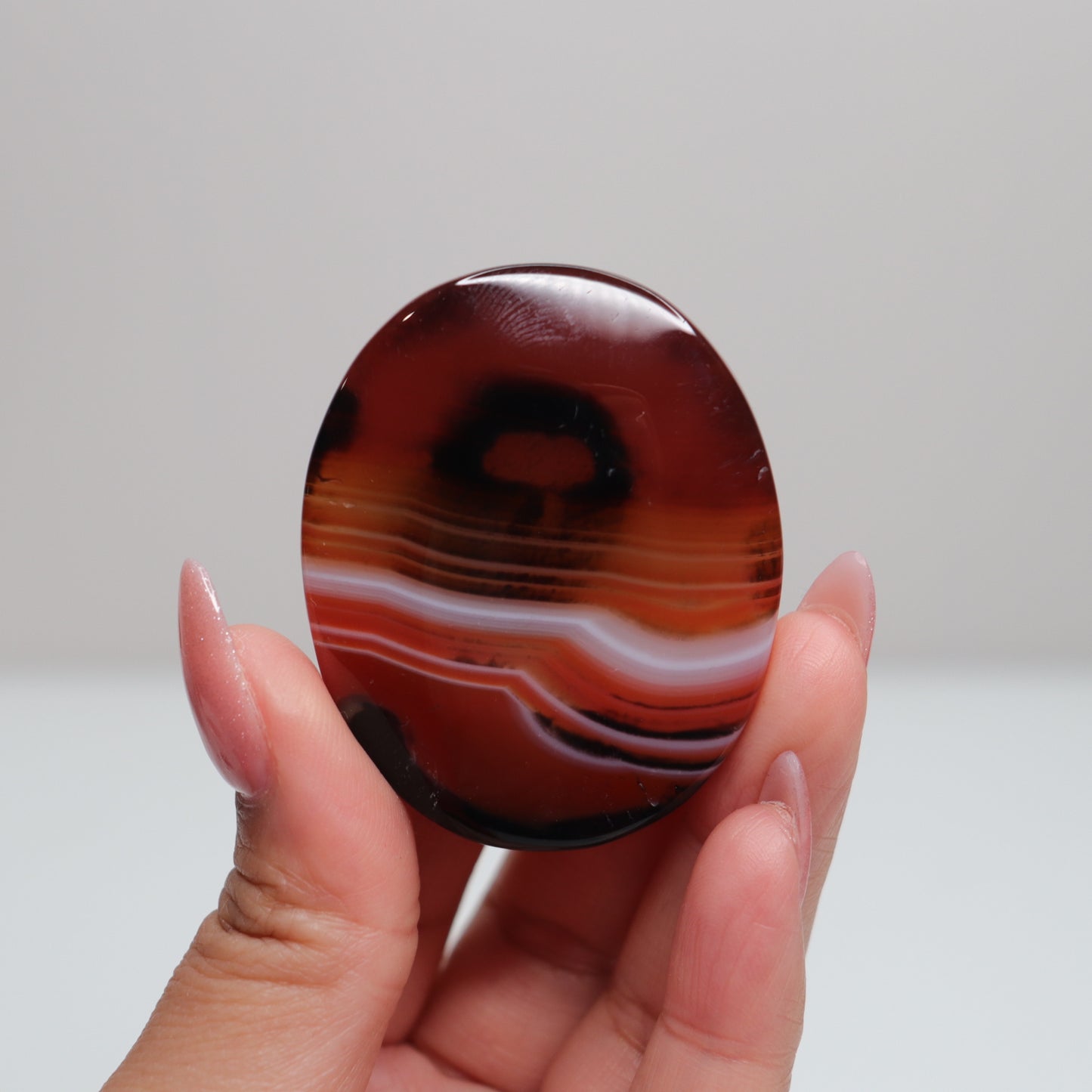 Sardonyx Palm Stone 56
