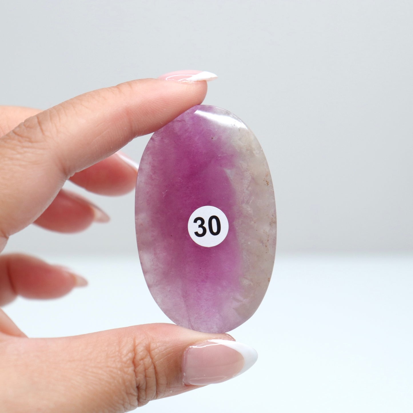 Fluorite Palm Stone | 30