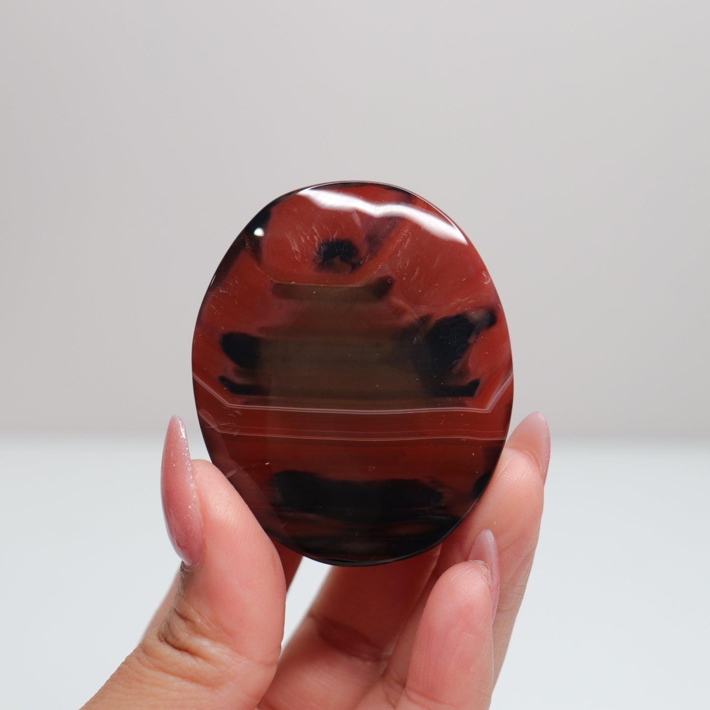 Sardonyx Palm Stone 57