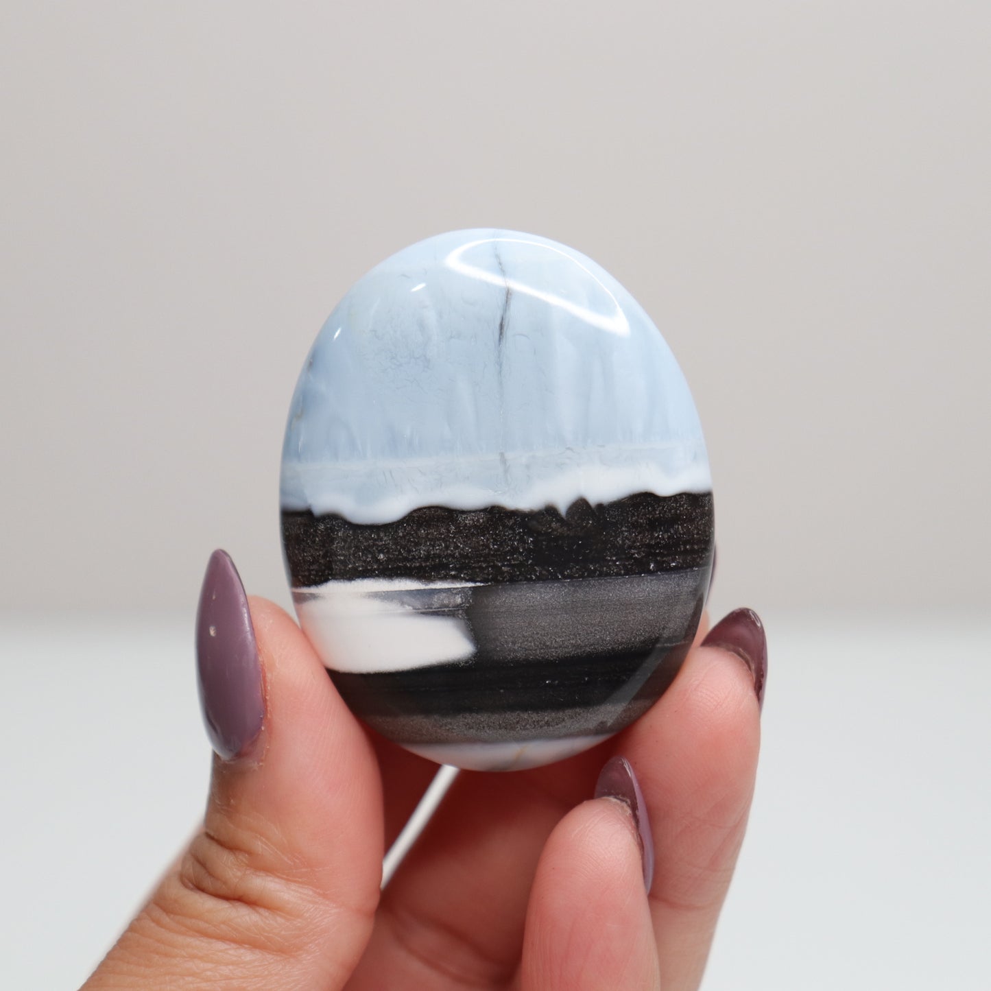 Blue Opal Palm Stone | 25